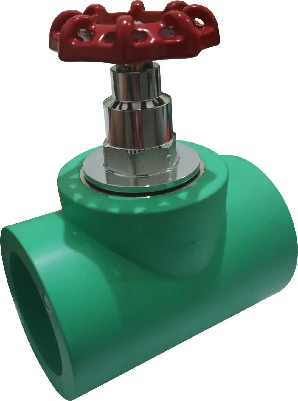Straight Way Valve PPR Rucika Green