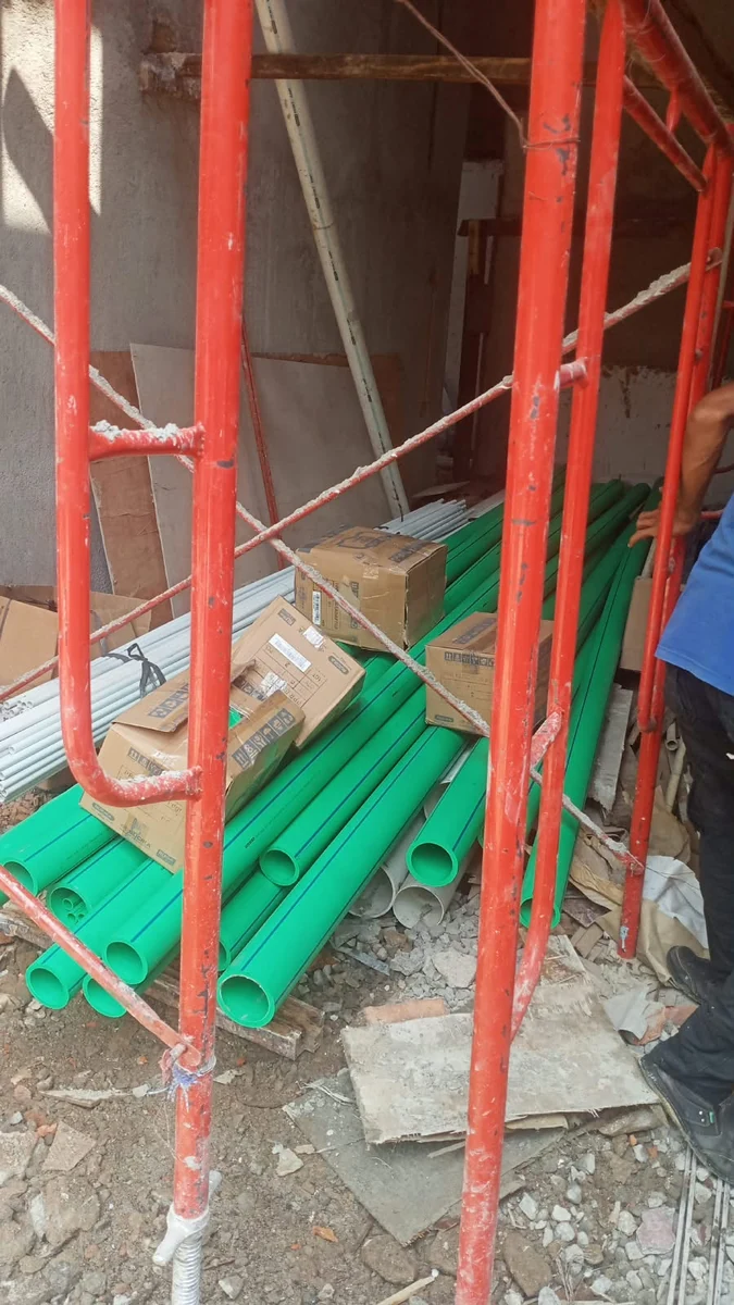 Pengiriman pipa PPR ke proyek Griya Mandiri Cempaka Putih 4
